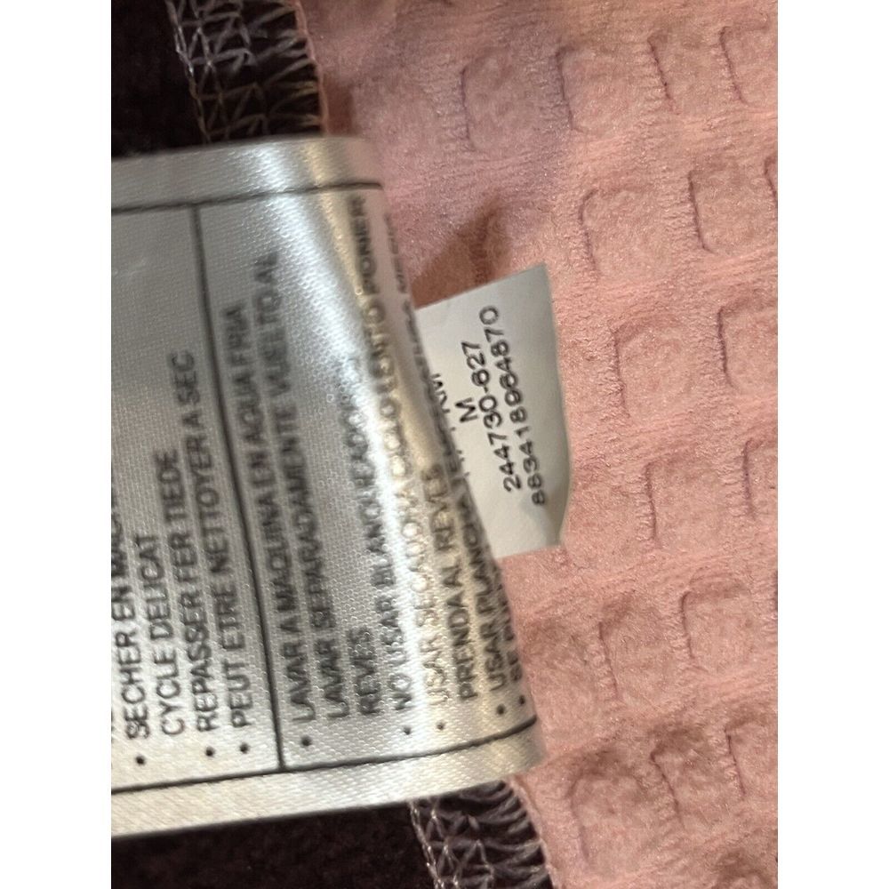 Nike FIT THERMA Track Training Full‎ Zip Mock Neck Jacket Womens M PINK Burgundy - Picture 7 of 8